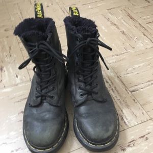 Fur-Lined Doc Martens